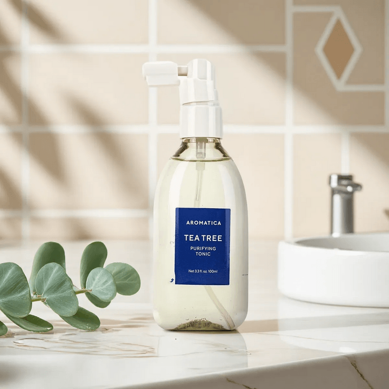 韩国AROMATICA爱露梦 茶树精油头皮喷雾 清凉控油 防脱生发 水油平衡 强韧发根 100ml